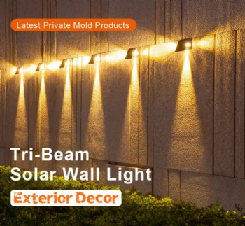 Solar Outdoor Wall Light SLB-84